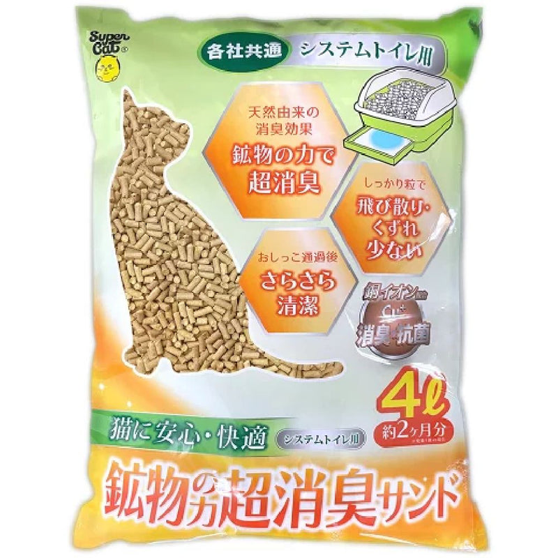 鉱物の力 超消臭サンド 4L