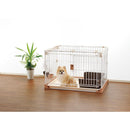 お掃除簡単ペットケージ 900 ブラウン メーカー直送▼返品・キャンセル不可【他商品との同時購入不可】