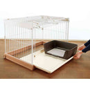 お掃除簡単ペットケージ 900 ブラウン メーカー直送▼返品・キャンセル不可【他商品との同時購入不可】