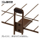 スタンド簡易ペットゲート 90 ブラウン メーカー直送▼返品・キャンセル不可【他商品との同時購入不可】