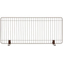 スタンド簡易ペットゲート 120 ブラウン メーカー直送▼返品・キャンセル不可【他商品との同時購入不可】