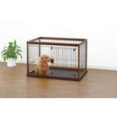 木製ペットサークル 90-60 ダークブラウン メーカー直送▼返品・キャンセル不可【他商品との同時購入不可】