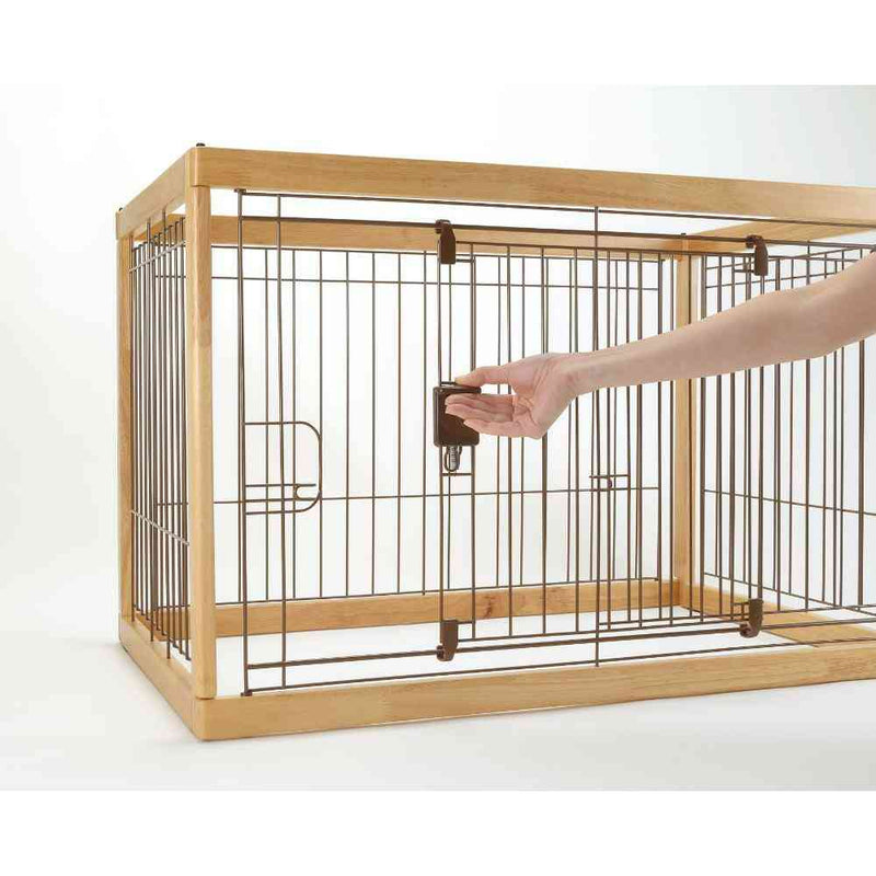木製ペットサークル 90-60 ナチュラル メーカー直送▼返品・キャンセル不可【他商品との同時購入不可】