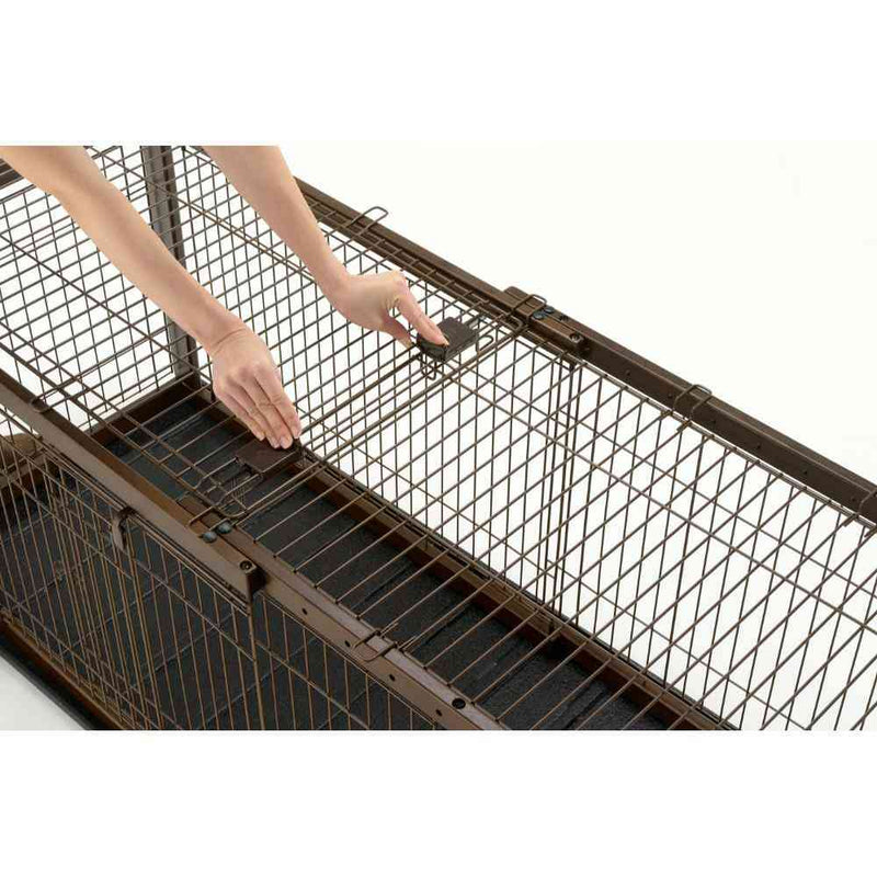 木製スライドペットサークル レギュラー屋根面 メーカー直送 ▼返品・キャンセル不可【他商品との同時購入不可】
