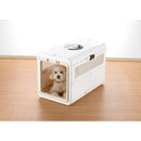 キャンピングキャリー 折りたたみ M アイボリー メーカー直送▼返品・キャンセル不可【他商品との同時購入不可】