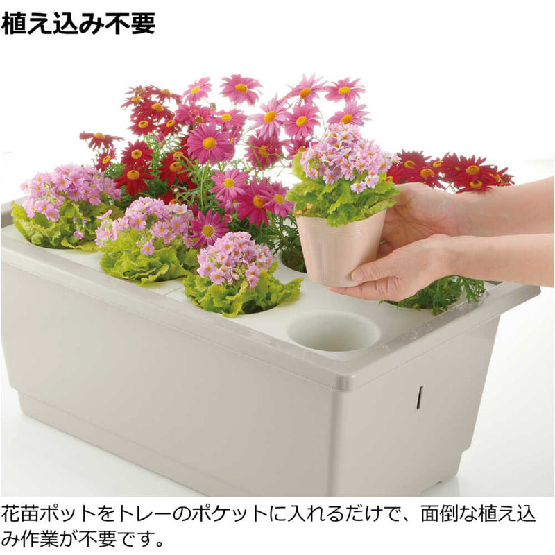 70207 リッチェル ポットインプランター ワイド68型 メーカー直送 ▼返品・キャンセル不可【他商品との同時購入不可】