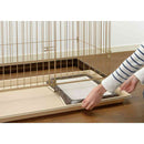 木製お掃除簡単ペットサークル 90-60 ダークブラウン メーカー直送▼返品・キャンセル不可【他商品との同時購入不可】