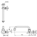 三栄 SANEI 泡沫横形自在水栓 A20JH-13 【直送品】 返品・キャンセル・他商品と同時購入は不可