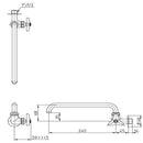 三栄 SANEI 横形自在水栓 A20J-L2-13 【直送品】 返品・キャンセル・他商品と同時購入は不可