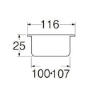 兼用目皿 PH410B-100 メーカー直送 ▼返品・キャンセル不可【他商品との同時購入不可】