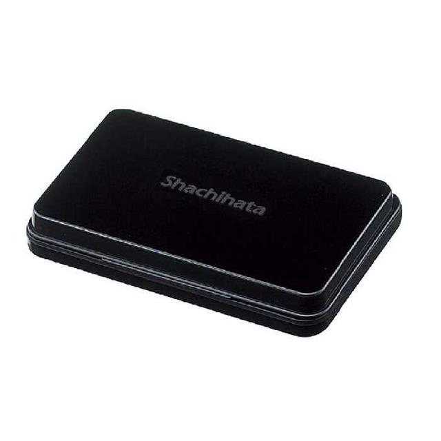 Shachihata stamp pad medium size black 1 piece