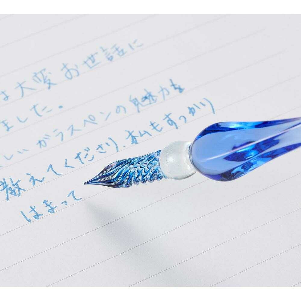 ガラスペン セキセイ アゾン ガラスペン キューブ イエロー 1本