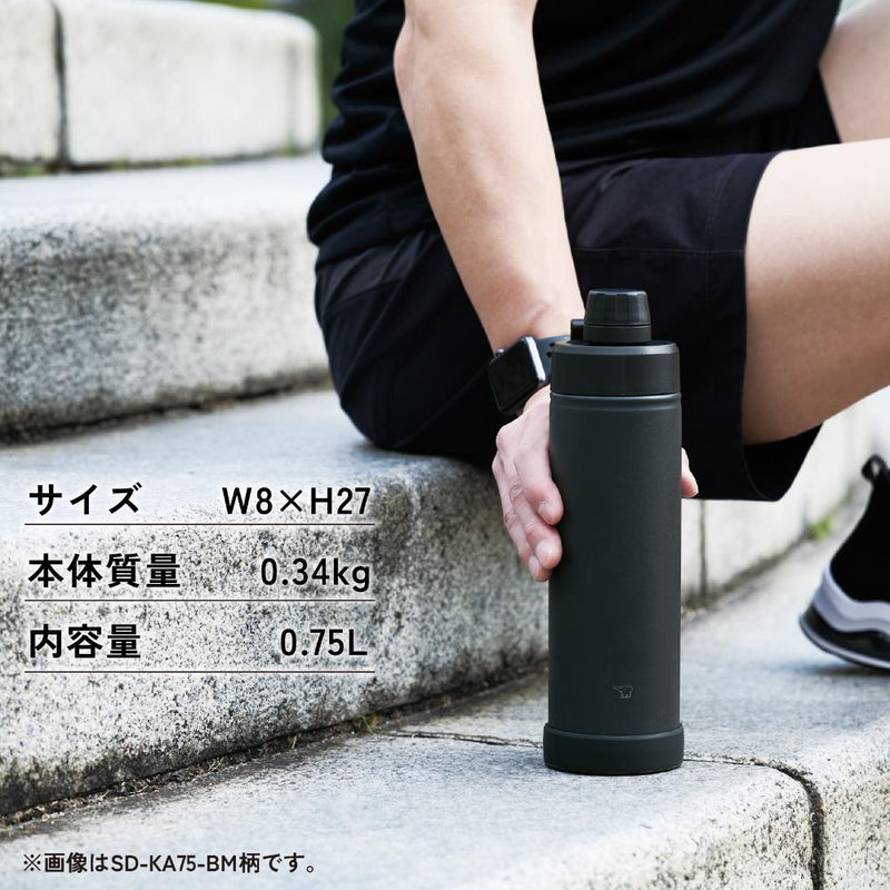 ZOJIRUSHI ステンレスクールボトル 750ml SDKA75 BM 【直送品】 返品