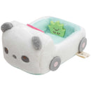 San-X Sumikkogurashi Tenori Plush Toy Panda Car MF05901