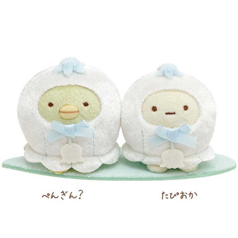 San-X Sumikkogurashi Tenori 毛绒玩具套装企鹅和木薯 MO05801