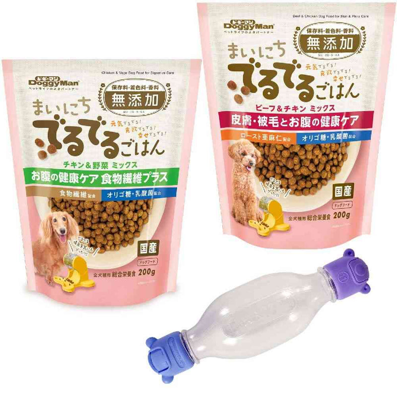 ドギーマン わんこのでるでるボトル フードセット 1セット
