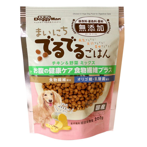 ドギーマンハヤシ まいにちでるでるごはん  お腹の健康ケア 食物繊維プラス 200g