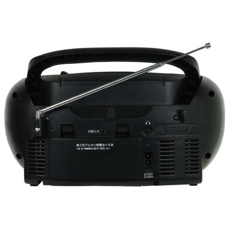 ゼピール CDラジオ ブラック DCR-WS210-BK 1台
