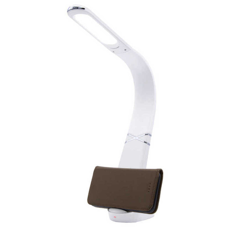 ゼピール LEDスタンドライト ワイヤレス充電機能付 3段階調光 3段階調色 ホワイト 1台