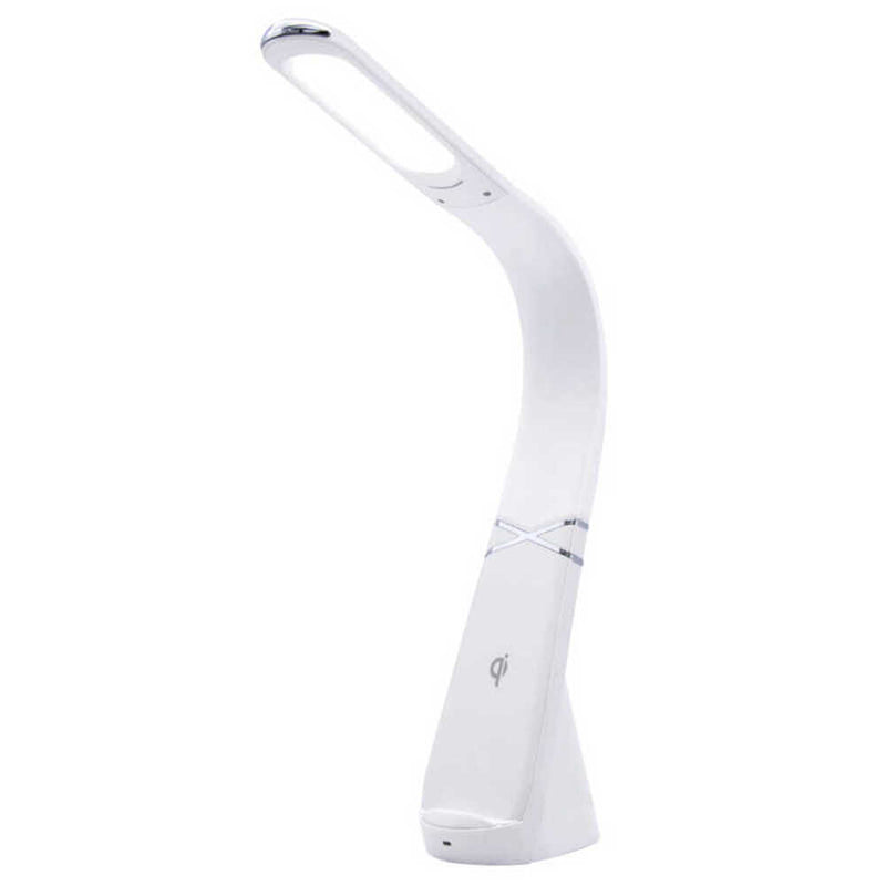 ゼピール LEDスタンドライト ワイヤレス充電機能付 3段階調光 3段階調色 ホワイト 1台