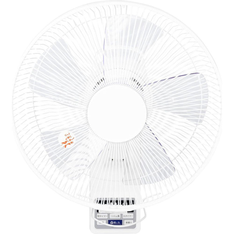 ゼピール 壁掛け扇風機 フルリモコン DCモーター ホワイト DDK-J35N 1台
