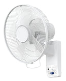 ゼピール 壁掛け扇風機 フルリモコン ホワイト DKF-J34N 1台