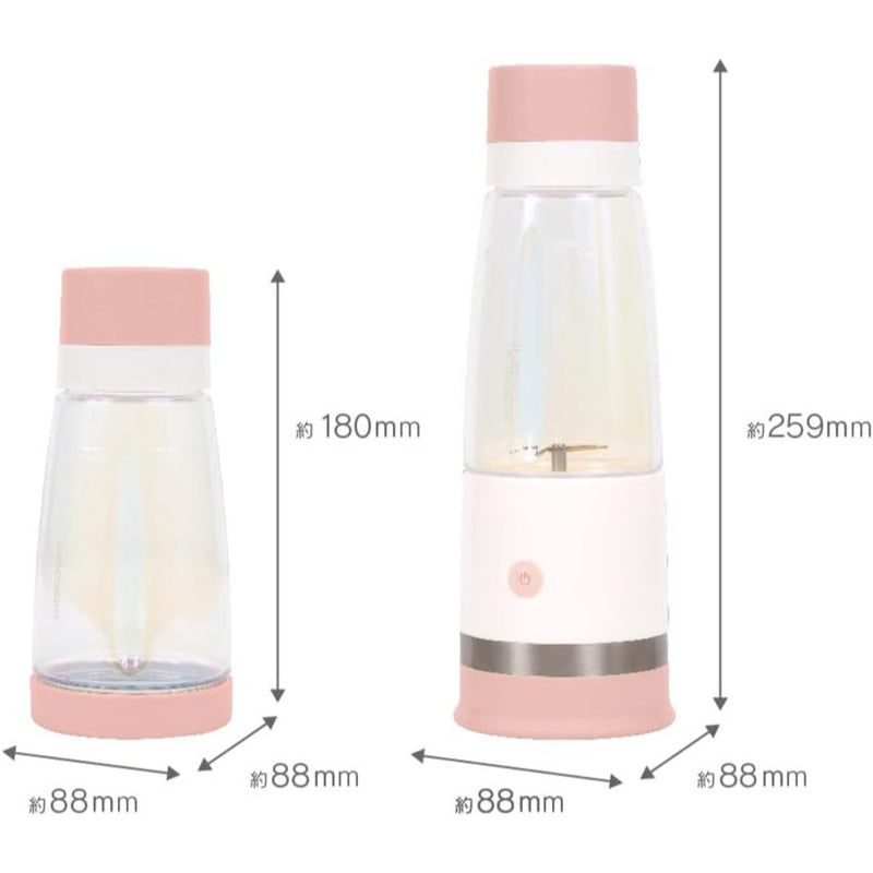 マカフル モバイル真空ブレンダー ベリーピンク MJB-400P-PK 1台