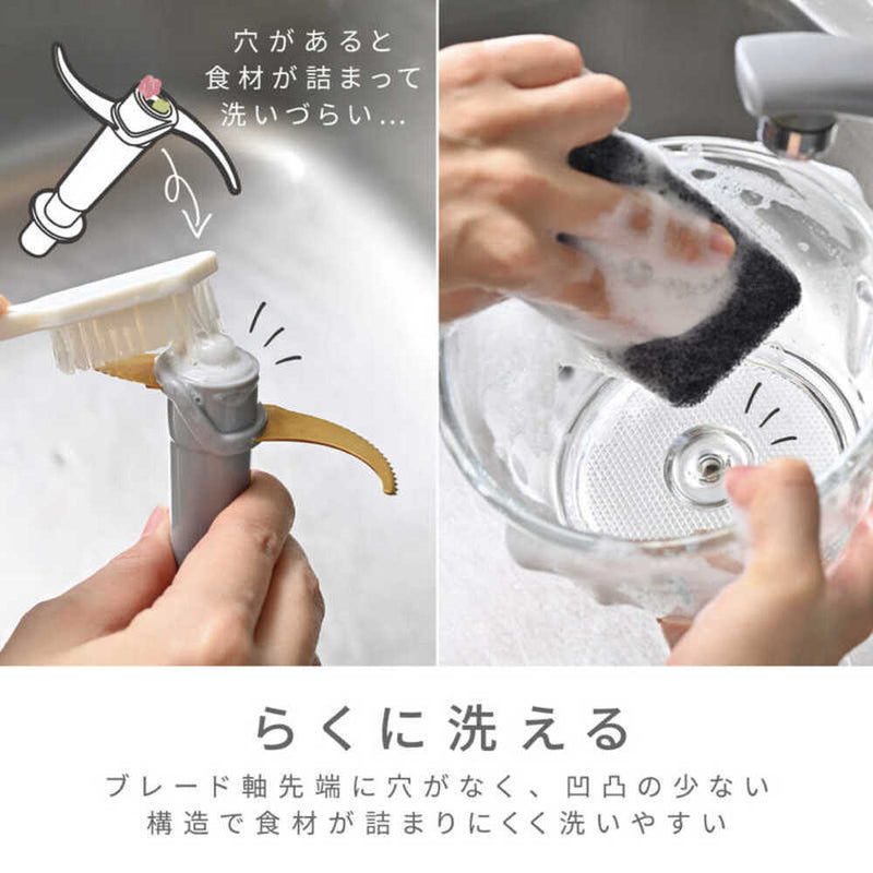 マカフル らく洗いフードプロセッサー 1台
