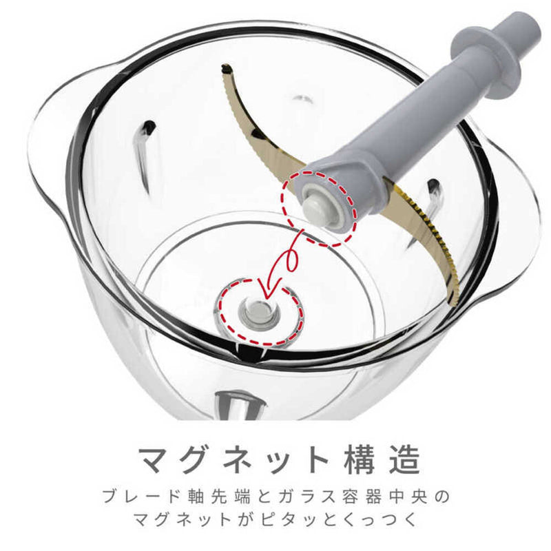 マカフル らく洗いフードプロセッサー 1台