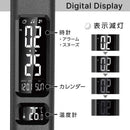 ゼピール LEDスタンドライト ZLT-10B-K 5段階調光 3段階調色 ブラック 1台