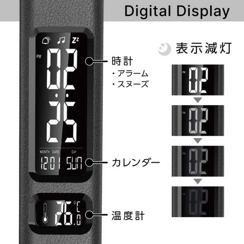 ゼピール LEDスタンドライト ZLT-10B-K 5段階調光 3段階調色 ブラック 1台
