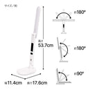 ゼピール LEDスタンドライト ZLT-10B-W 5段階調光 3段階調色 ホワイト 1台