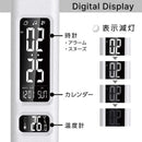 ゼピール LEDスタンドライト ZLT-10B-W 5段階調光 3段階調色 ホワイト 1台