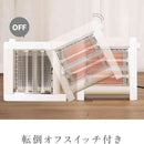 電気ストーブ800W ゼピール ホワイト ZDQ-08B 1台