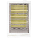 自動首振り電気ストーブ900W ゼピール ホワイト ZDQ-09B 1台