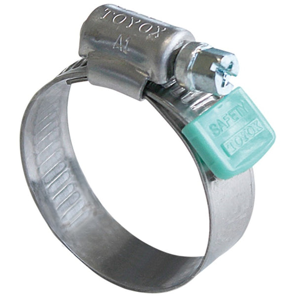 TOYOX ホースバンド（ケガ防止）オールステンレス製SB-12 メーカー直送 ▼返品・キャンセル不可【他商品との同時購入不可】
