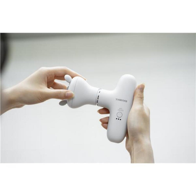 THRIVE スリースタイルガン BM-01（BK） 全身セルフケア ブラック 1台