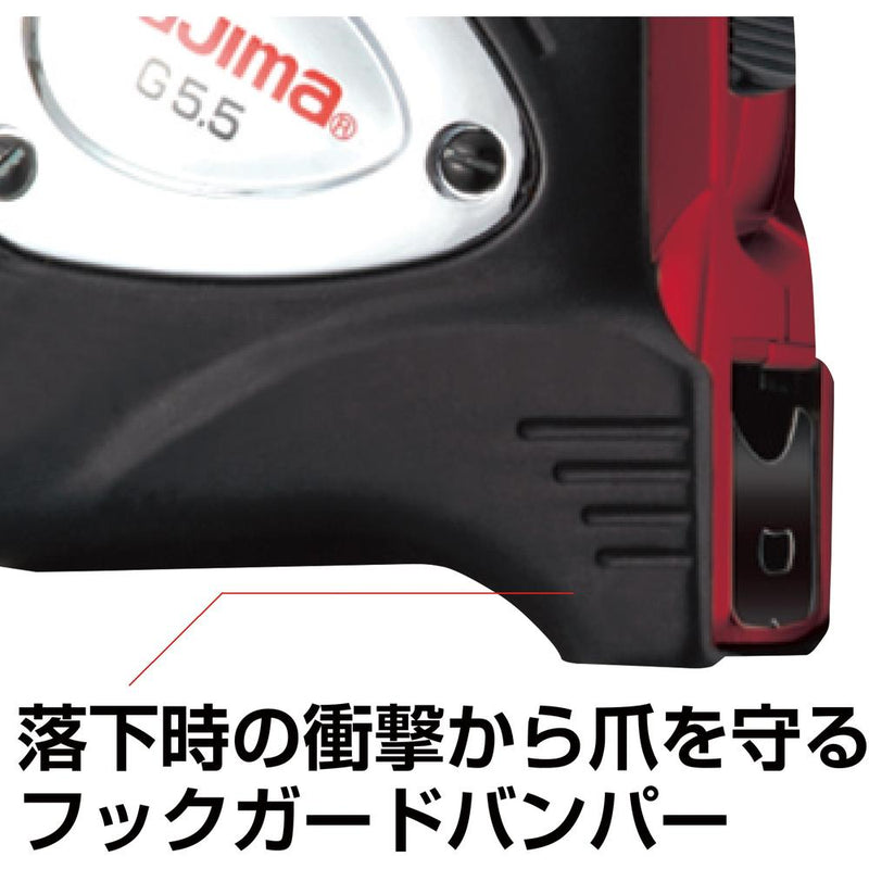 タジマ Gロックプラスー19 5.5m メートル目盛 メーカー直送 ▼返品・キャンセル不可【他商品との同時購入不可】
