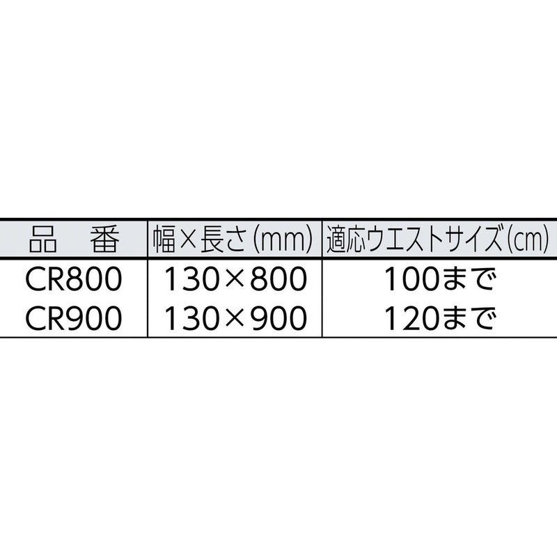 CR800 タジマ 超立体 胴当てベルト Mサイズ メーカー直送 ▼返品・キャンセル不可【他商品との同時購入不可】