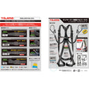 タジマ ハーネスGS 蛇腹 ダブルL2セット 黒 Mサイズ メーカー直送 ▼返品・キャンセル不可【他商品との同時購入不可】