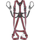 タジマ ハーネスGS 蛇腹 ダブルL2セット ライン赤 Mサイズ メーカー直送 ▼返品・キャンセル不可【他商品との同時購入不可】