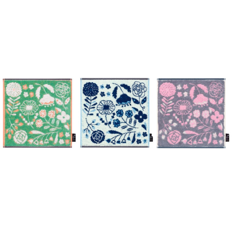 日繊商工 FUFU MONO FORM レンピ タオルチーフ ネイビーブルー 1枚