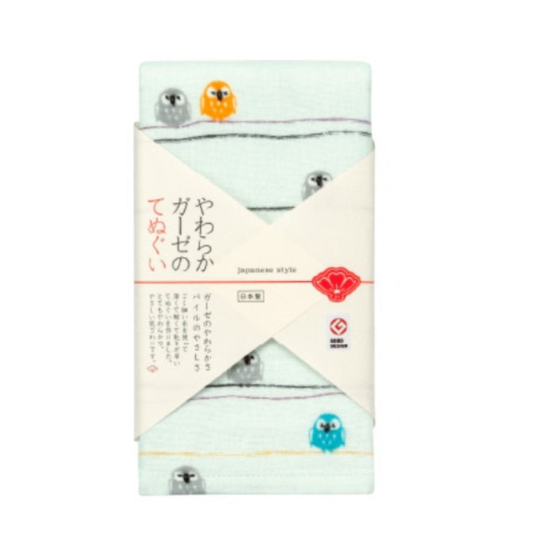 日繊商工 ジャパニーズスタイル 福ふくろう てぬぐい 1枚