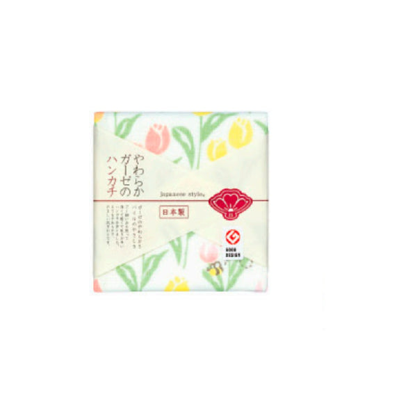 日繊商工 ジャパニーズスタイル チューリップ ハンカチ 1枚