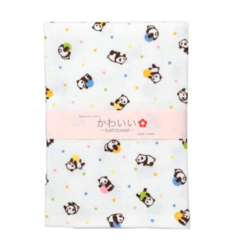 日繊商工 ジャパニーズスタイル ころころぱんだ バスタオル 1枚