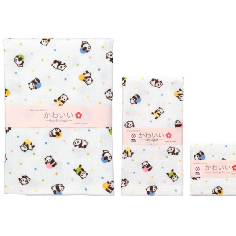 日繊商工 ジャパニーズスタイル ころころぱんだ てぬぐい 1枚