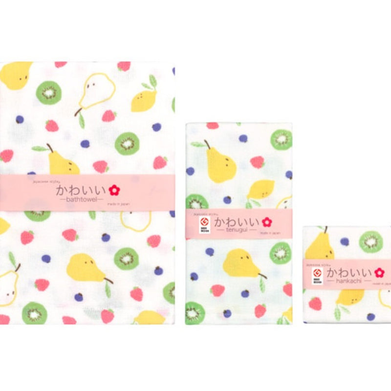 日繊商工 ジャパニーズスタイル フルーツティ ハンカチ 1枚