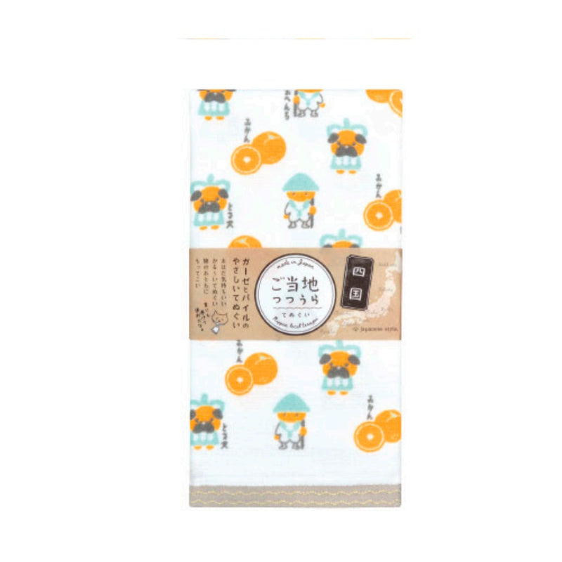 日繊商工 ジャパニーズスタイル ご当地つつうら てぬぐい 四国2 1枚