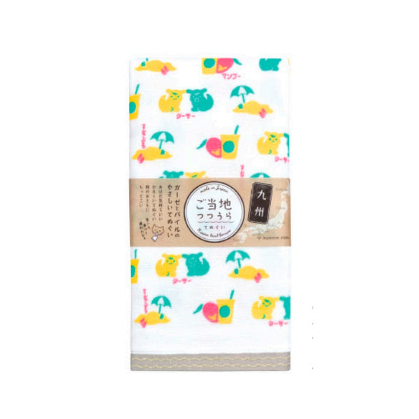 日繊商工 ジャパニーズスタイル ご当地つつうら てぬぐい 九州2 1枚