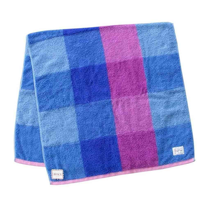 日繊商工 AVOCA バスタオル タッタ ブルー 1枚